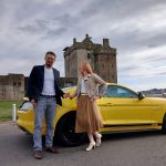 Glasgow Mustang Chauffeur Hire wedding proposal