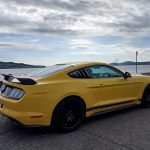 Glasgow Mustang Chauffeur Hire wedding proposal