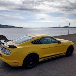 Glasgow Mustang Chauffeur Hire wedding proposal