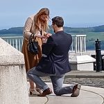 Glasgow Mustang Chauffeur Hire wedding proposal