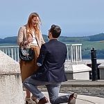 Glasgow Mustang Chauffeur Hire wedding proposal